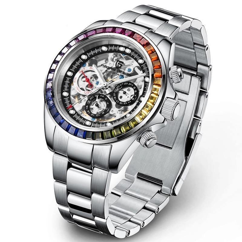 Pagani Design Daytona Hollow Rainbow Homage Watches - Viva Timepiece -  - 