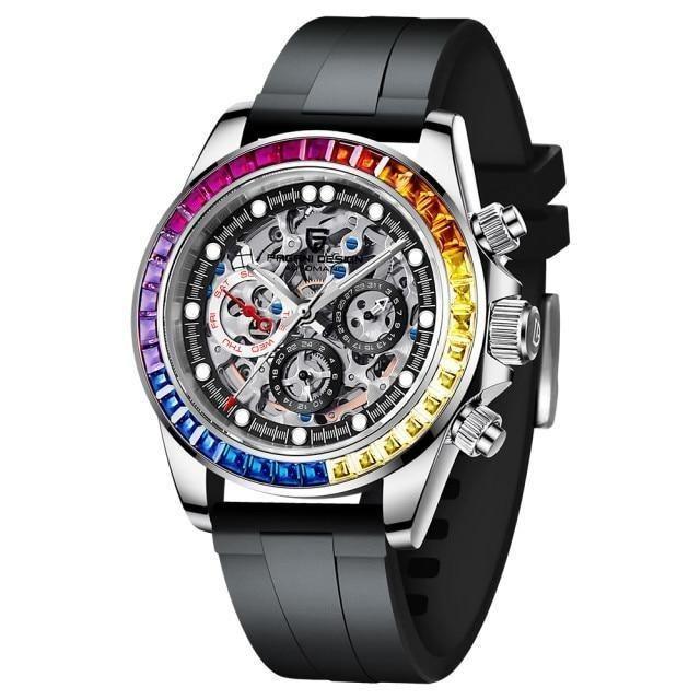 Pagani Design Daytona Hollow Rainbow Homage Watches - Viva Timepiece -  - 