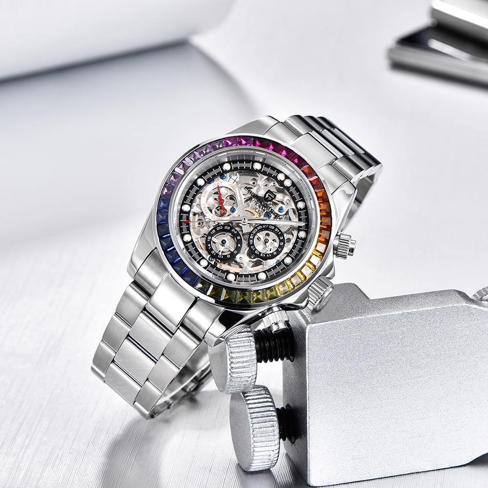 Pagani Design Daytona Hollow Rainbow Homage Watches - Viva Timepiece -  - 