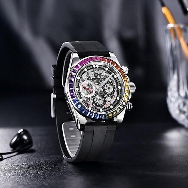 Pagani Design Daytona Hollow Rainbow Homage Watches - Viva Timepiece -  - 