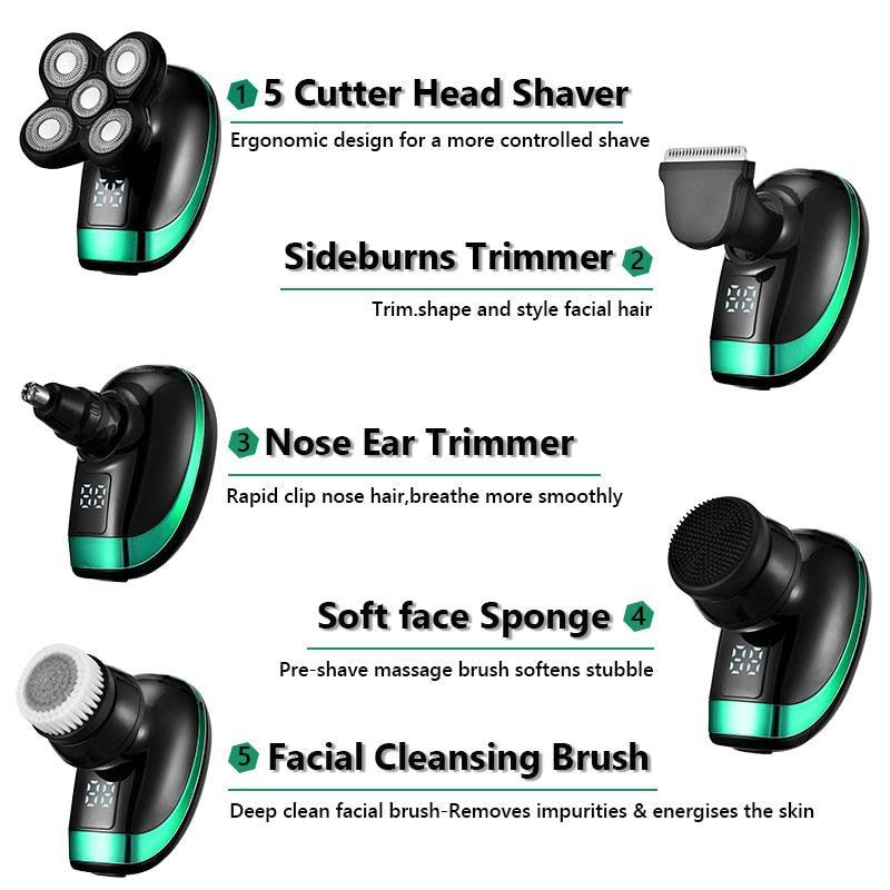 Phailincos 4D 5 In 1 360° Electric Shaver - Viva Timepiece -  - 