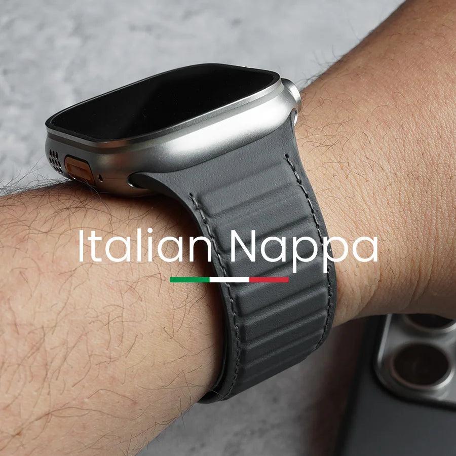 Premium Grade Italian Nappa Magnetic Loop Apple Watch Bands - Viva Timepiece -  - 