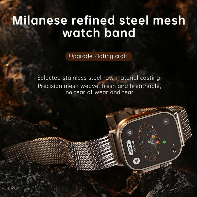 Premium Mesh Milanese 316L Stainless Steel Apple Watch Bands - Viva Timepiece -  - 