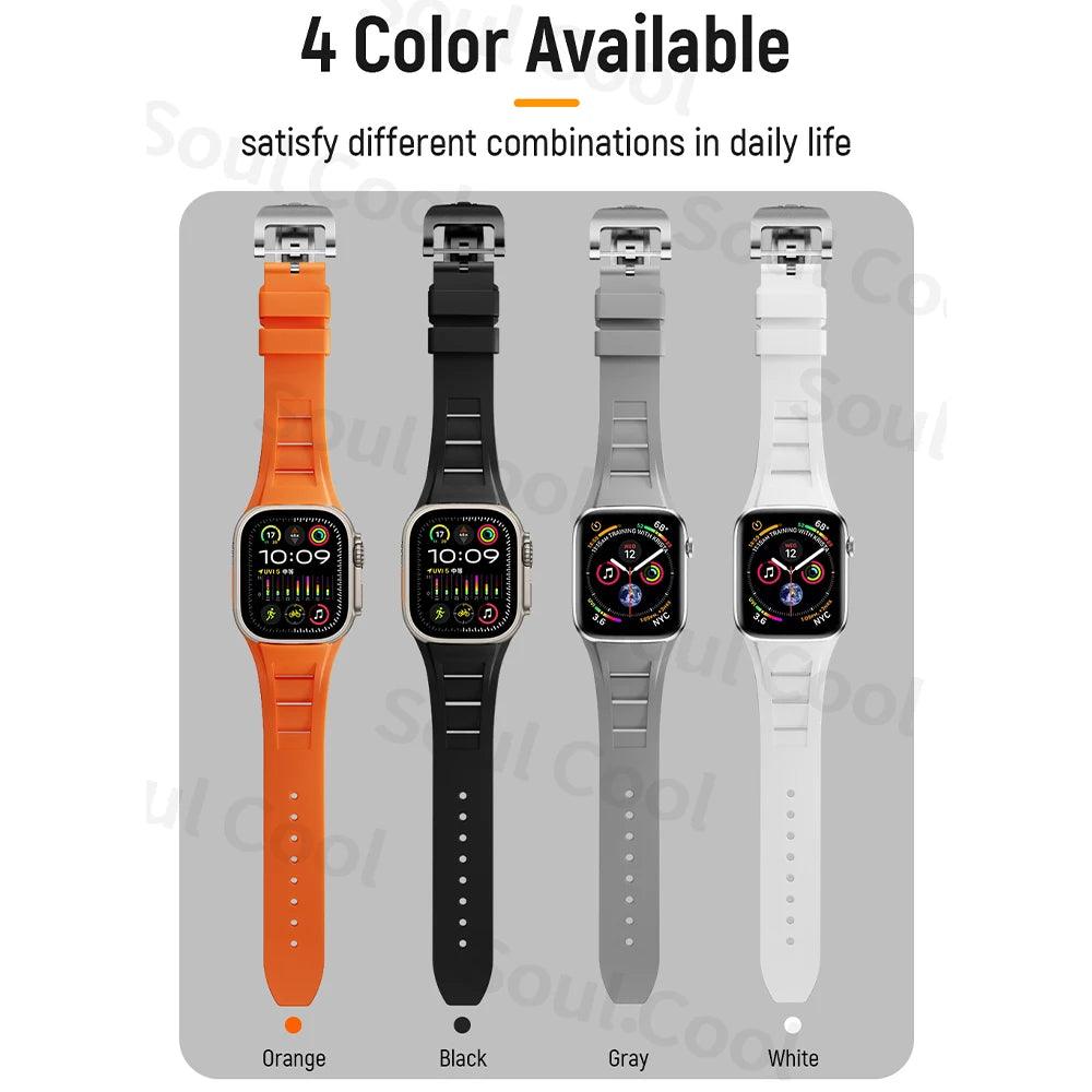 Premium Soft Silicone Strap Bands for Apple Watch - Viva Timepiece -  - 