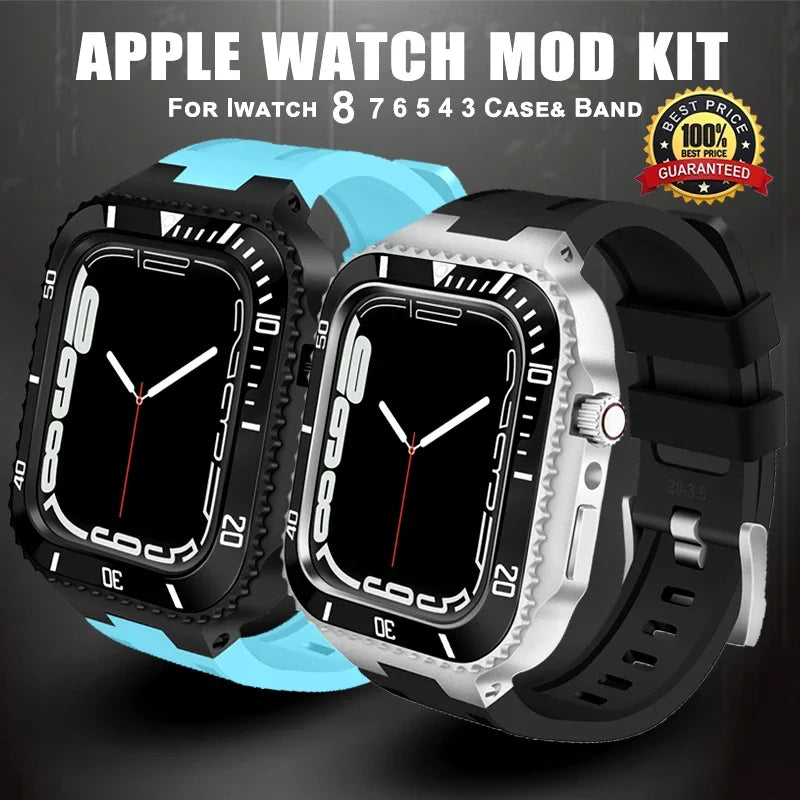 RX Submariner Metal Heavy Duty Modification Kit For Apple Watch - Viva Timepiece | Viva Timepiece