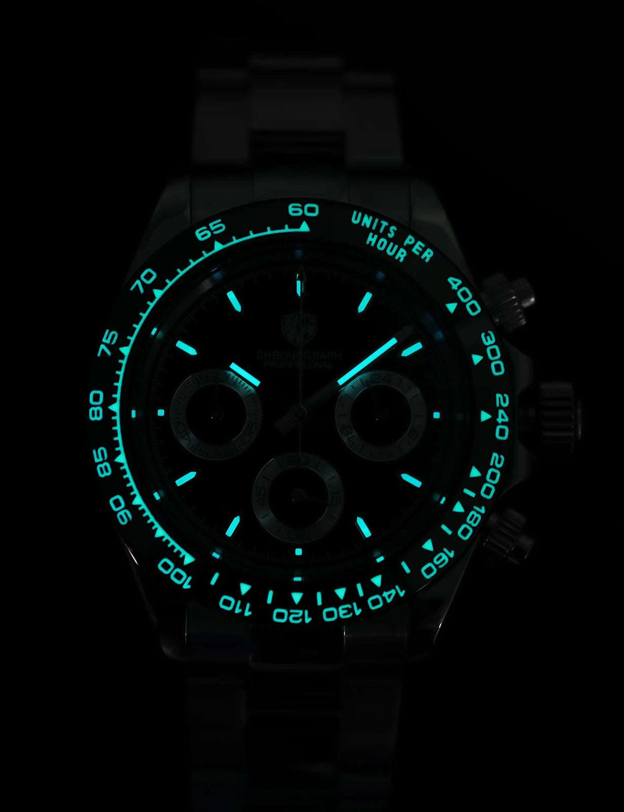 Watchdives WD16500 Chronograph VK63 Super Luminous Daytona Homage Watches - Watchdives | Viva Timepiece