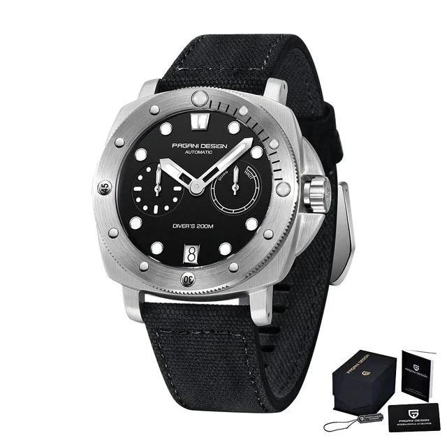 Pagani Design 1767 Submersible Auto Men Homage Watches Pagani Design black   - 1005006278314034-black