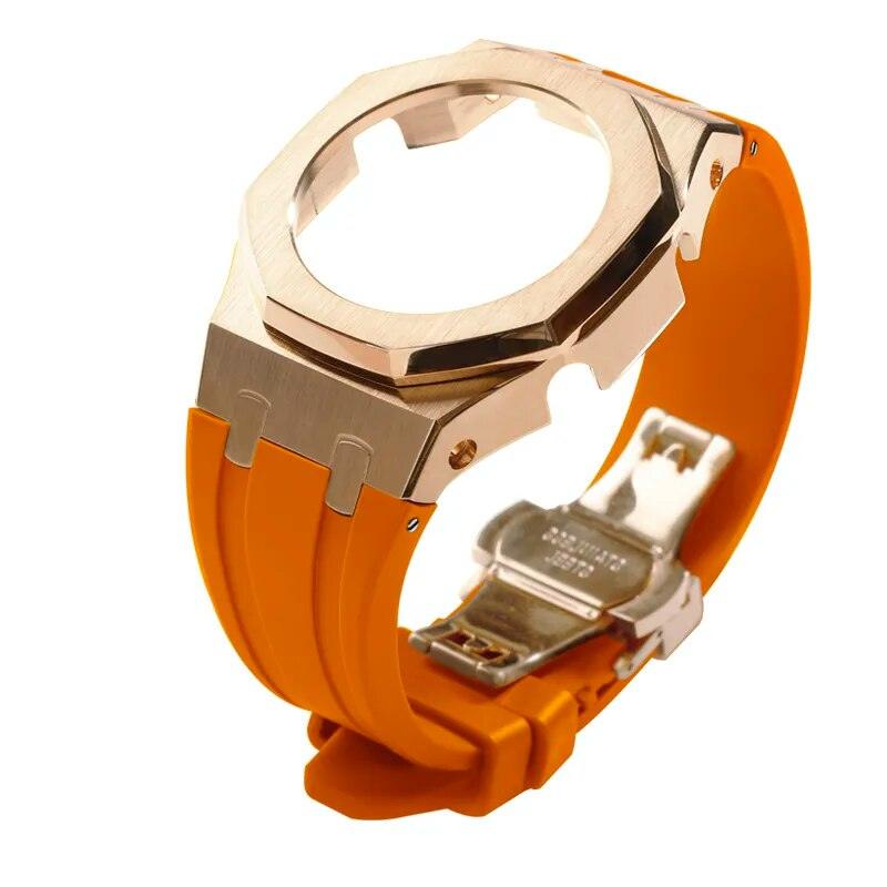 Casio G-Shock Gen 5 Casioak Metal Mod Kit For GM-2100 Viva Timepiece Rose orange GM-2100  - 1005005683233657-Rose orange-GM-2100-China