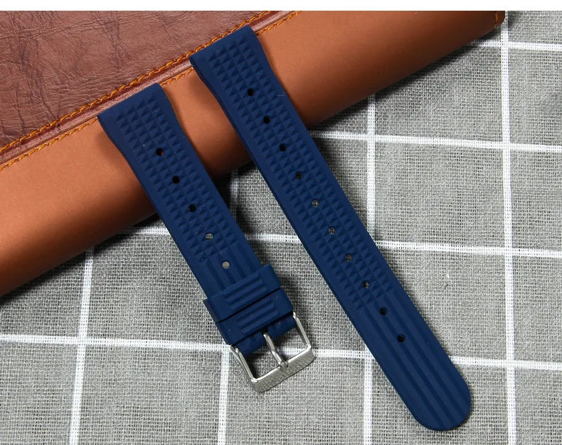 Premium Soft Rubber Waffle Universal Replacement Watch Band