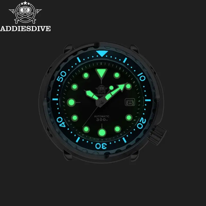 Addiesdive Tuna MY-H5 300M Automatic NH35 Diver Homage Watch Watches - Addiesdive