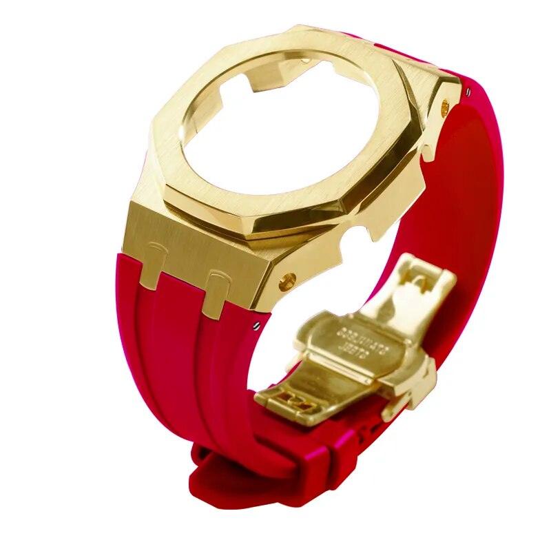 Casio G-Shock Gen 5 Casioak Metal Mod Kit For GM-2100 Viva Timepiece Gold red GM-2100  - 1005005683233657-Gold red-GM-2100-China