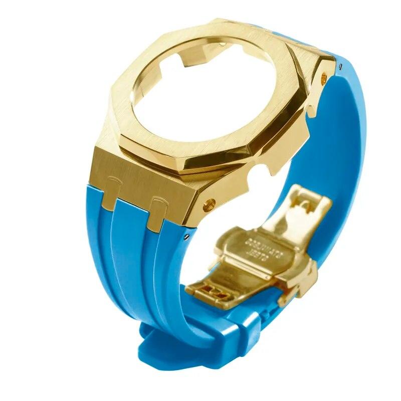 Casio G-Shock Gen 5 Casioak Metal Mod Kit For GM-2100 Viva Timepiece Gold sky blue GM-2100  - 1005005683233657-Gold sky blue-GM-2100-China