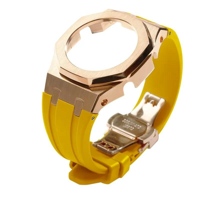 Casio G-Shock Gen 5 Casioak Metal Mod Kit For GM-2100 Viva Timepiece Rose yellow GM-2100  - 1005005683233657-Rose yellow-GM-2100-China