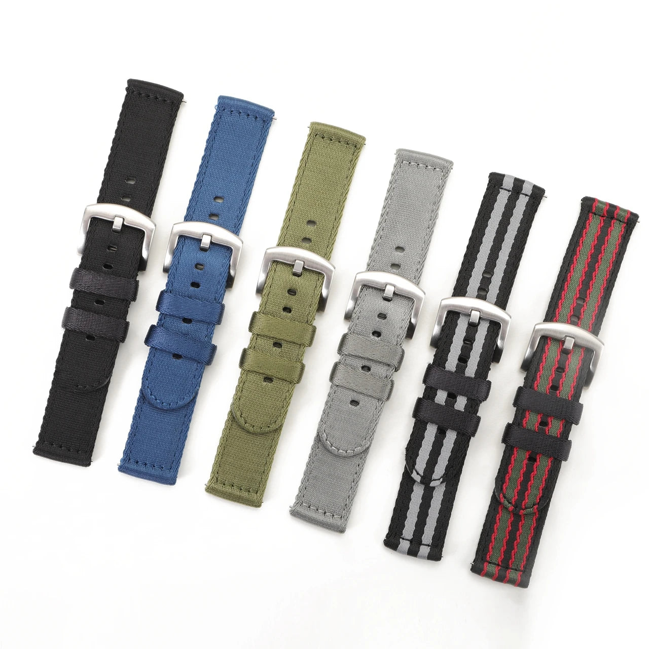 Premium Smooth Nylon Strap Quick Release Replacement Watch Bands