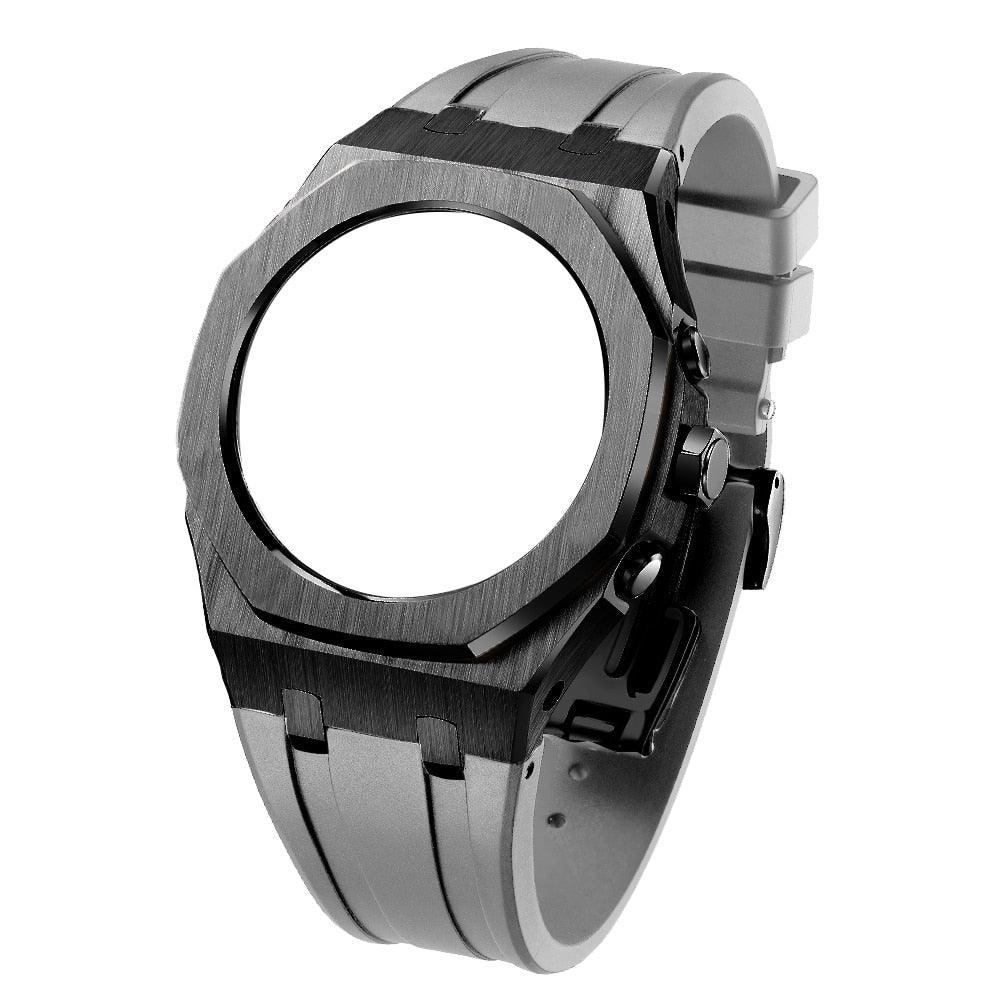 Casio G-Shock Gen 5 Casioak Metal Mod Kit For GA2100 GA2110 GA-B2100 Viva Timepiece Black Grey For GA2100 2110  - 3256804942327940-Black-Grey-For GA2100 2110