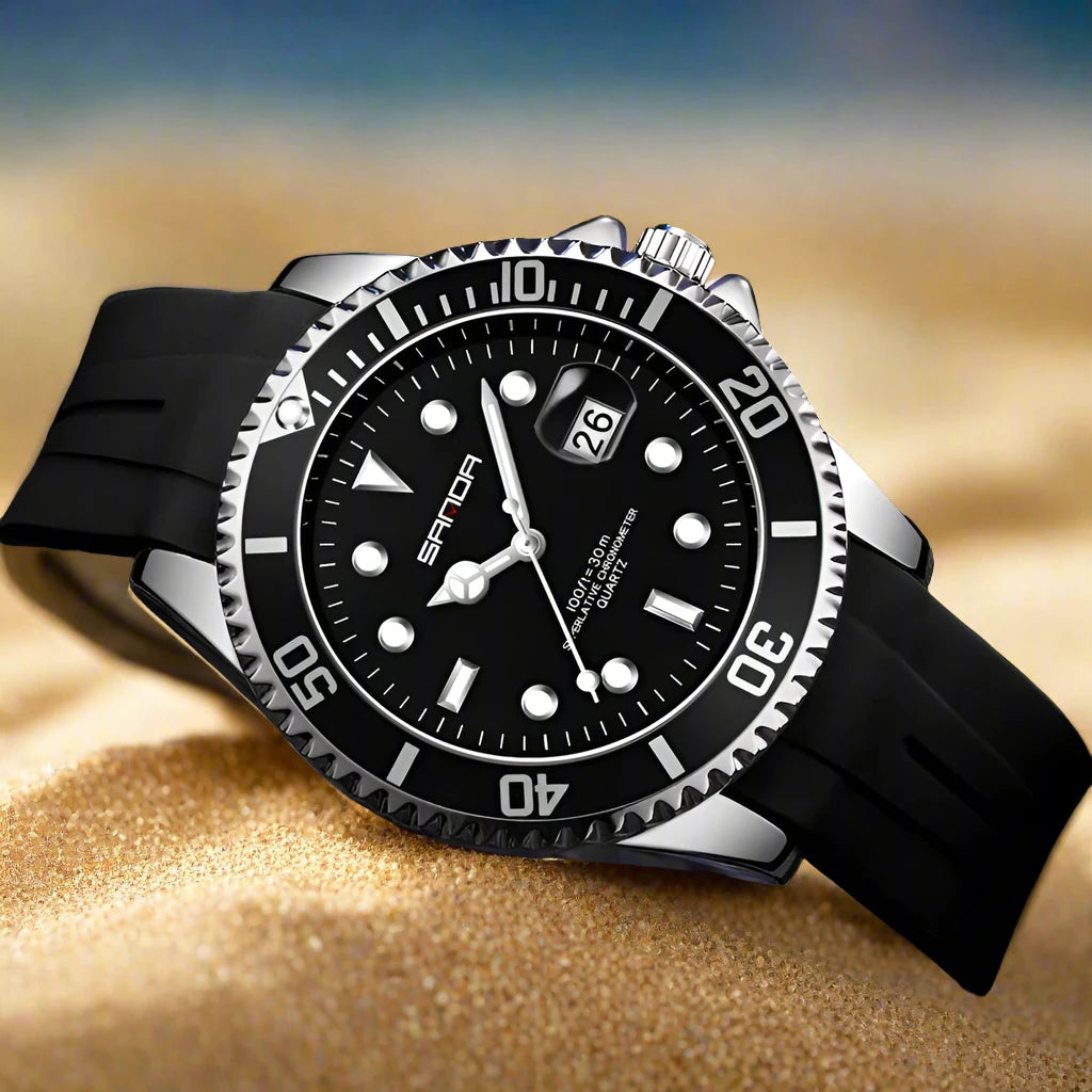 Sanda Submariner Date Quartz Homage Watch Sanda    - 