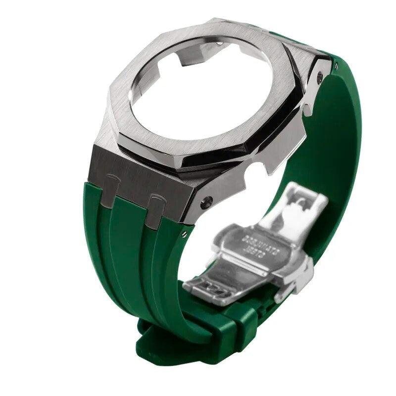 Casio G-Shock Gen 5 Casioak Metal Mod Kit For GM-2100 Viva Timepiece Grey  green GM-2100  - 1005005683233657-Grey  green-GM-2100-China