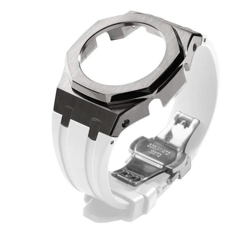 Casio G-Shock Gen 5 Casioak Metal Mod Kit For GM-2100 Viva Timepiece Grey white GM-2100  - 1005005683233657-Grey white-GM-2100-China