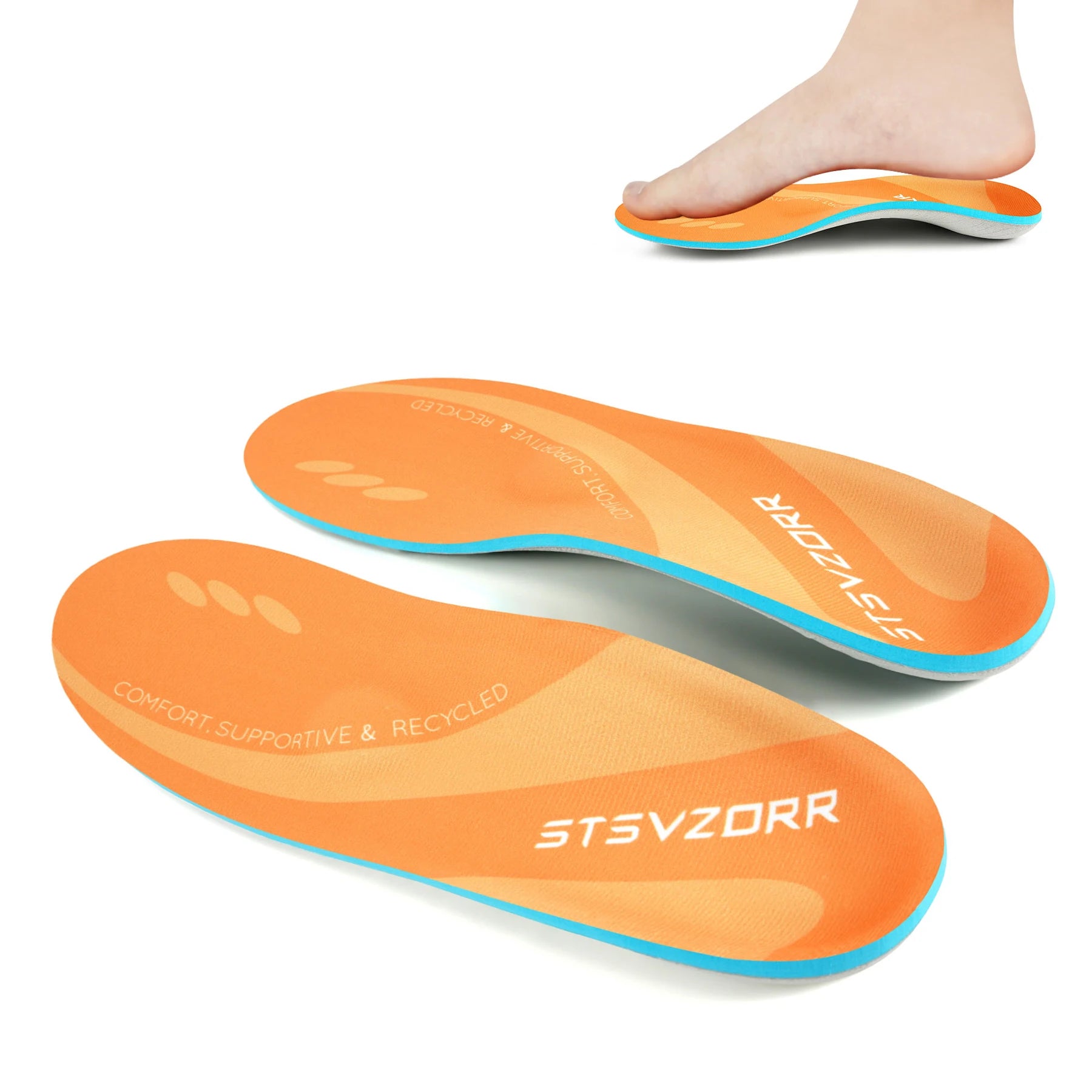 Plantar Fasciitis Orthopedic Arch Support Sport Insert Insoles IFITNA    - 