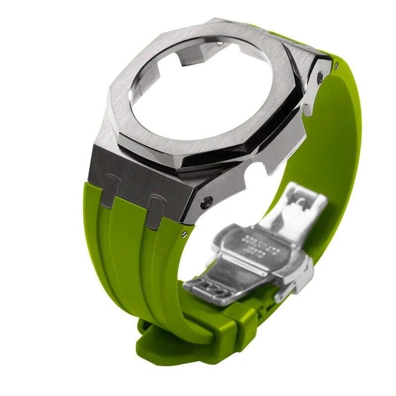 Casio G-Shock Gen 5 Casioak Metal Mod Kit For GM-2100 Viva Timepiece Grey light green GM-2100  - 1005005683233657-Grey light green-GM-2100-China