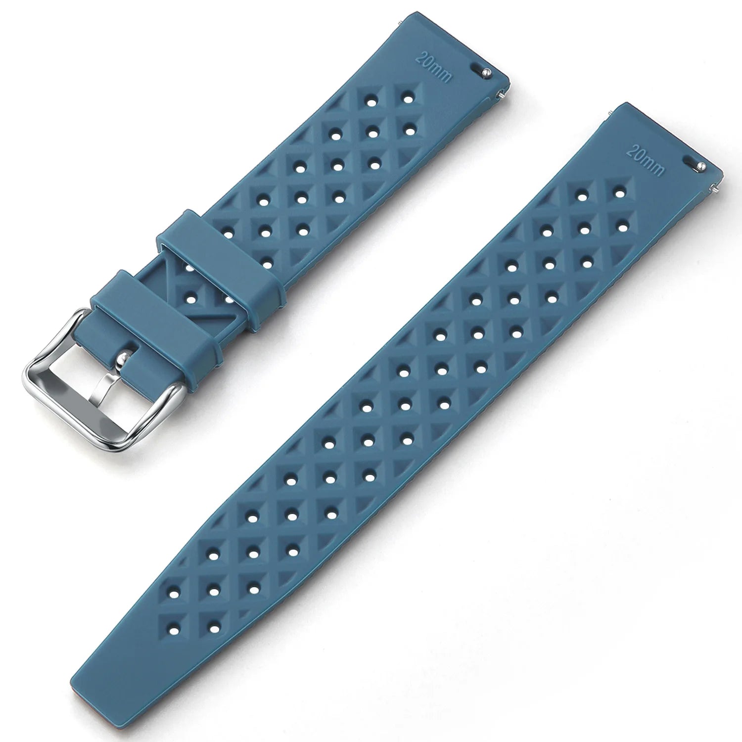 Tropical Silicone Strap Quick Release Watch Strap for Oris Seiko Citizen Viva Timepiece    - 