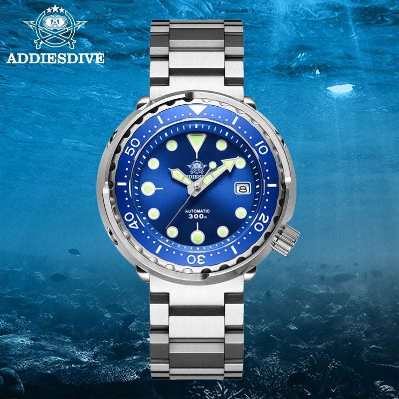 Addiesdive Tuna MY-H5 300M Automatic NH35 Diver Homage Watch Watches - Addiesdive