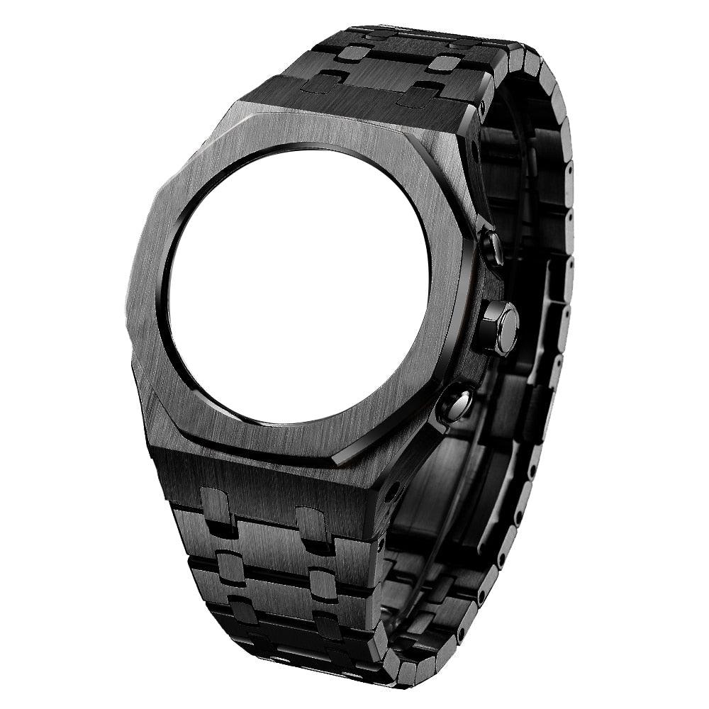 Casio G-Shock Gen 5 Casioak Metal Mod Kit For GA2100 GA2110 GA-B2100 Steel Black - Viva Timepiece | Viva Timepiece