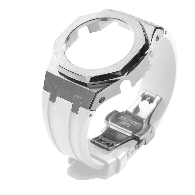 Casio G-Shock Gen 5 Casioak Metal Mod Kit For GM-2100 Viva Timepiece Silver white GM-2100  - 1005005683233657-Silver white-GM-2100-China