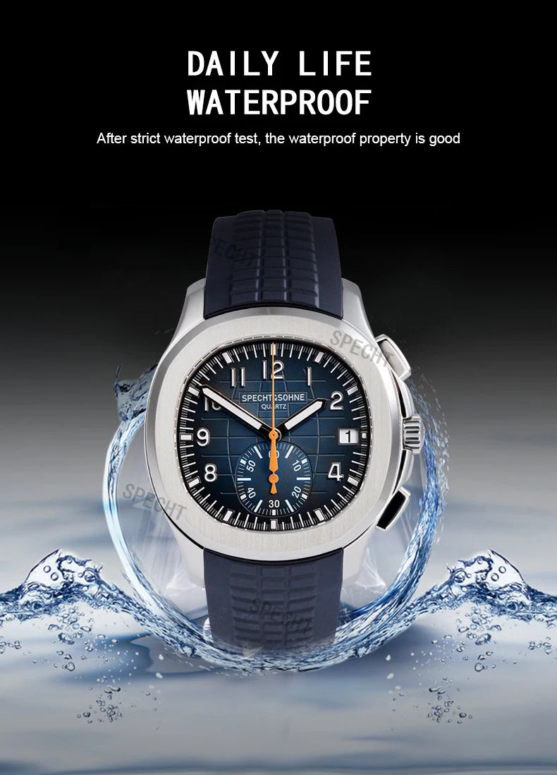 Specht & Sohne Chrono Quartz Aquanaut Homage Watches