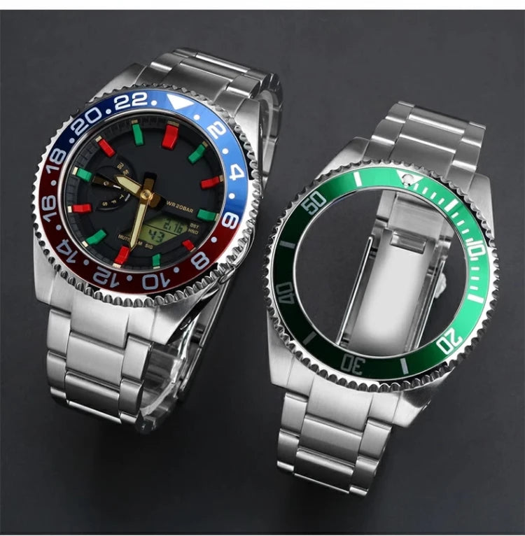 Submariner GMT Stainless Steel Custom Mod Kit For G shock GA-2110 - Viva Timepiece | Viva Timepiece