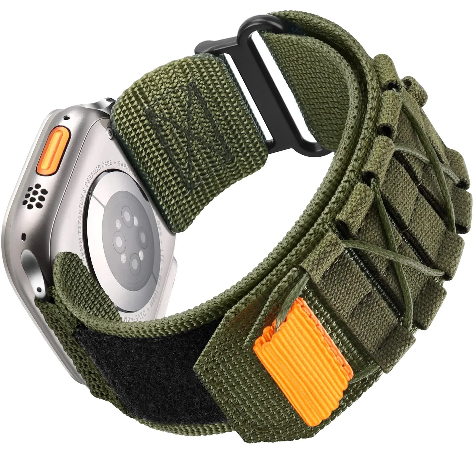 Tactical Alpine Loop Sport Bracelet Universal Apple Watch Band Viva Timepiece Army Green Ultra 2 or 49mm 45mm  - 1005006485810825-Army Green-Ultra 2 or 49mm 45mm