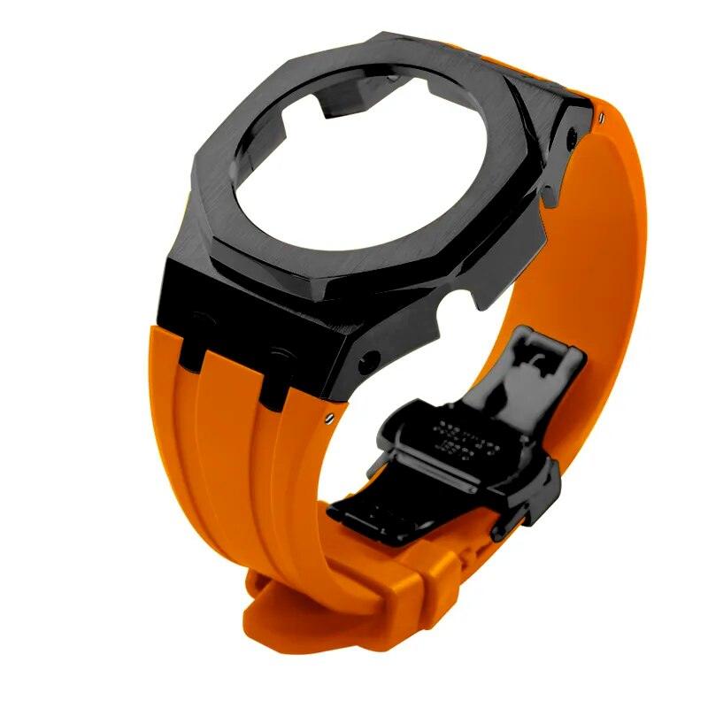 Casio G-Shock Gen 5 Casioak Metal Mod Kit For GM-2100 Viva Timepiece Black orange GM-2100  - 1005005683233657-Black orange-GM-2100-China