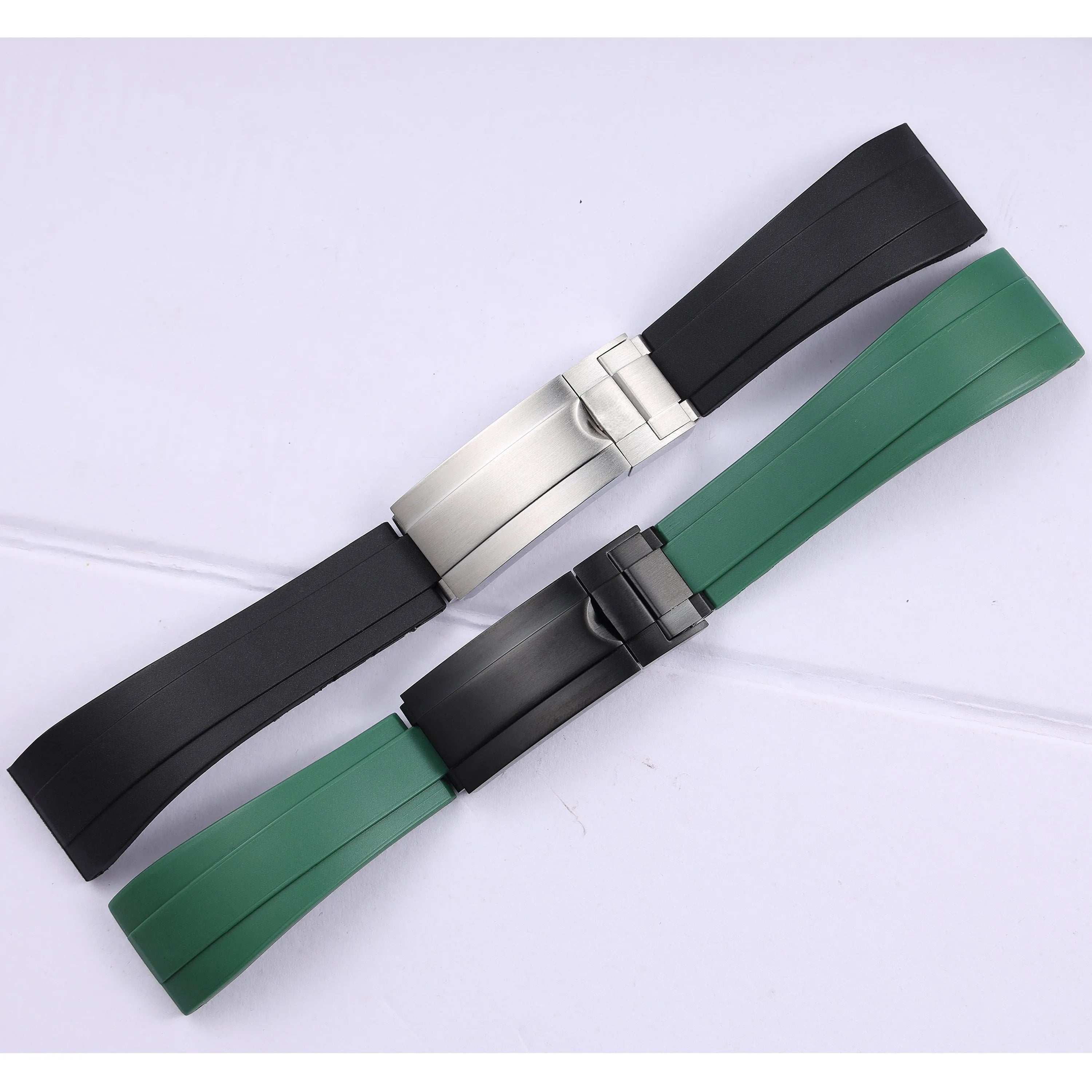 VivaStraps 20mm Glide Lock Micro-Adjust Rubber Watchband - VivaStraps | Viva Timepiece