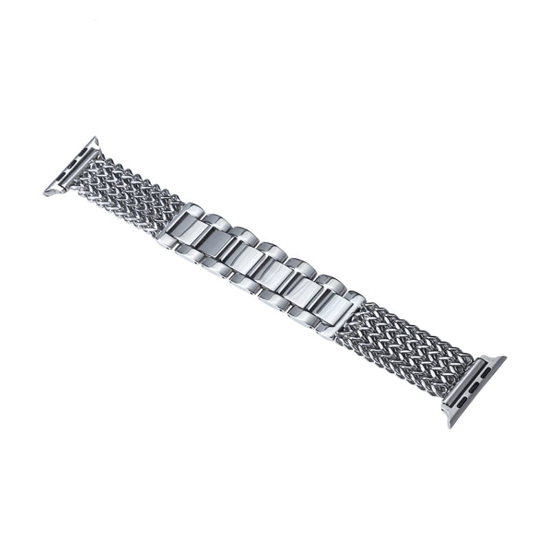 Mesh Master Men's Luxury Stainless Steel Bracelet for Apple Watch Series 10 - AZMAX | Viva Timepiece