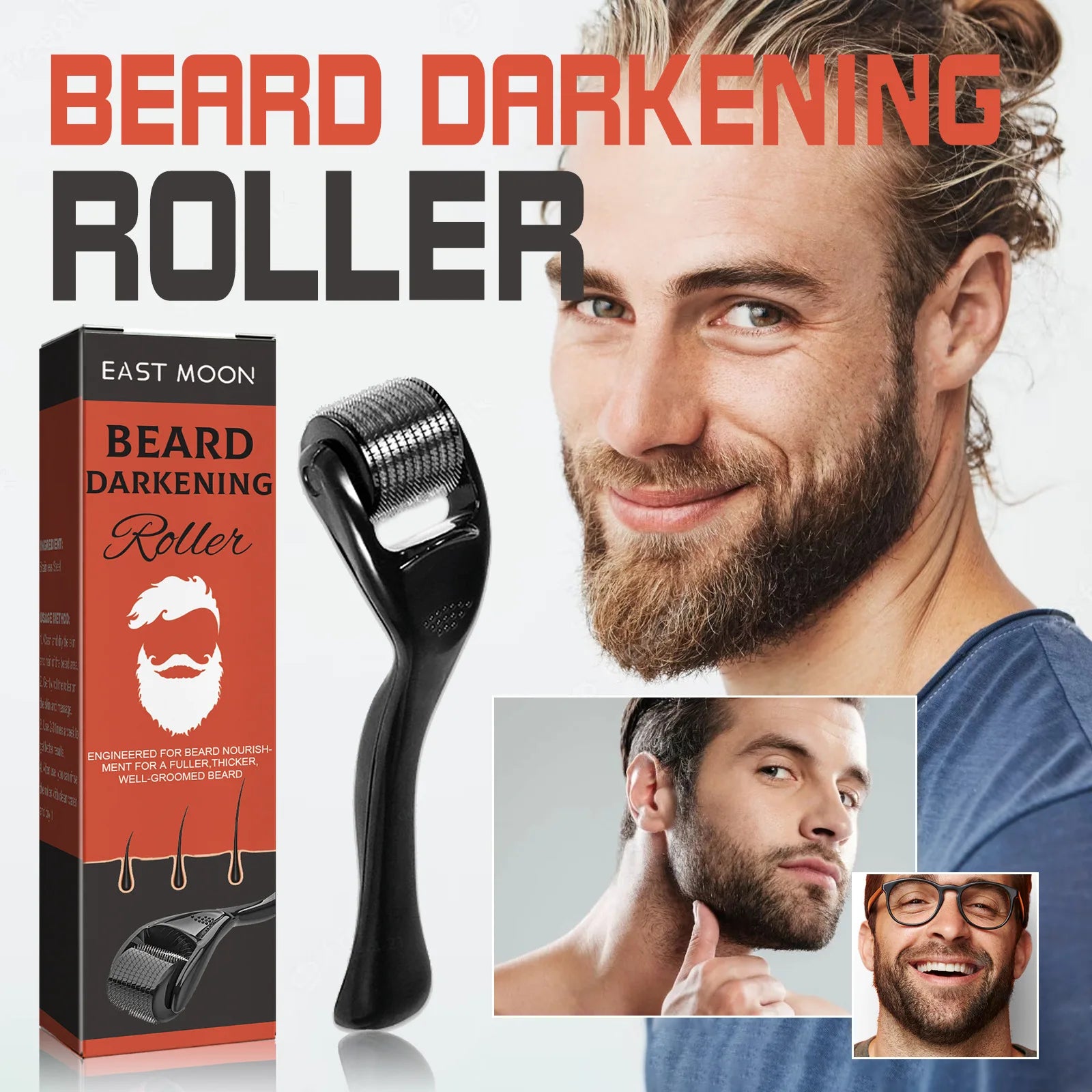 Eelhoe Beard Darkening Roller Strong Fibrous Roots EELHOE    - 