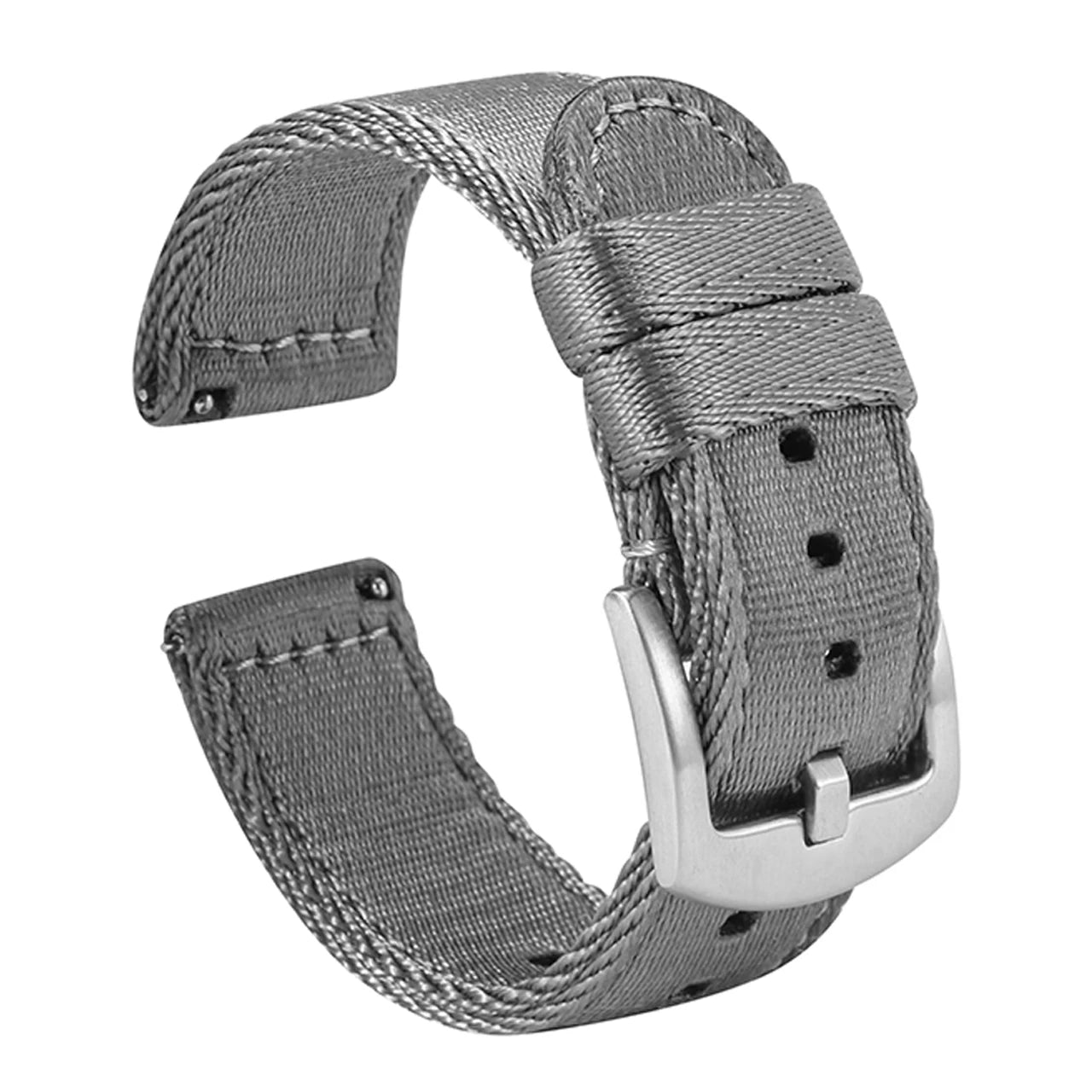 Premium Smooth Nylon Strap Quick Release Replacement Watch Bands Viva Timepiece grey 1 20mm  - 1005004829057073-grey 1-20mm