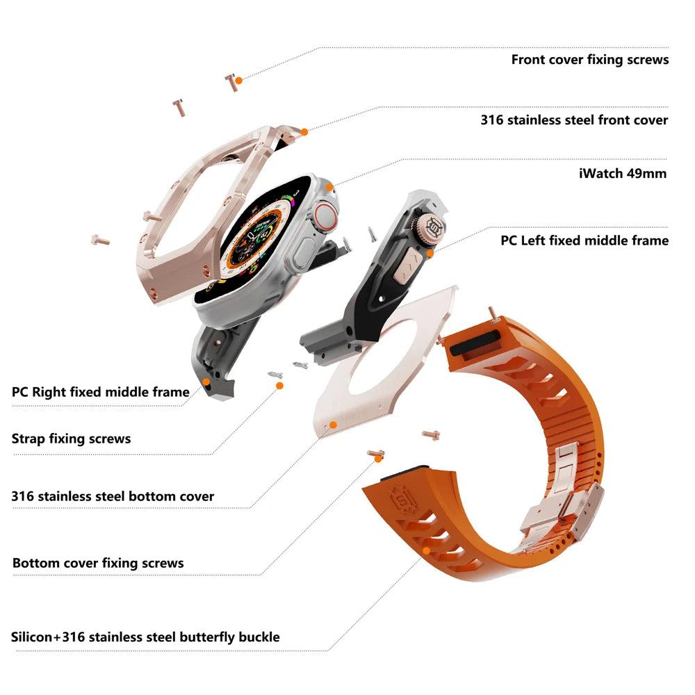  1005006240559930-49MM Black-49mm-For Ultra 2 1, 1005006240559930-Black Orange-49mm-For Ultra 2 1, 1005006240559930-Black Gold-49mm-For Ultra 2 1, 1005006240559930-Black Silver-49mm-For Ultra 2 1 