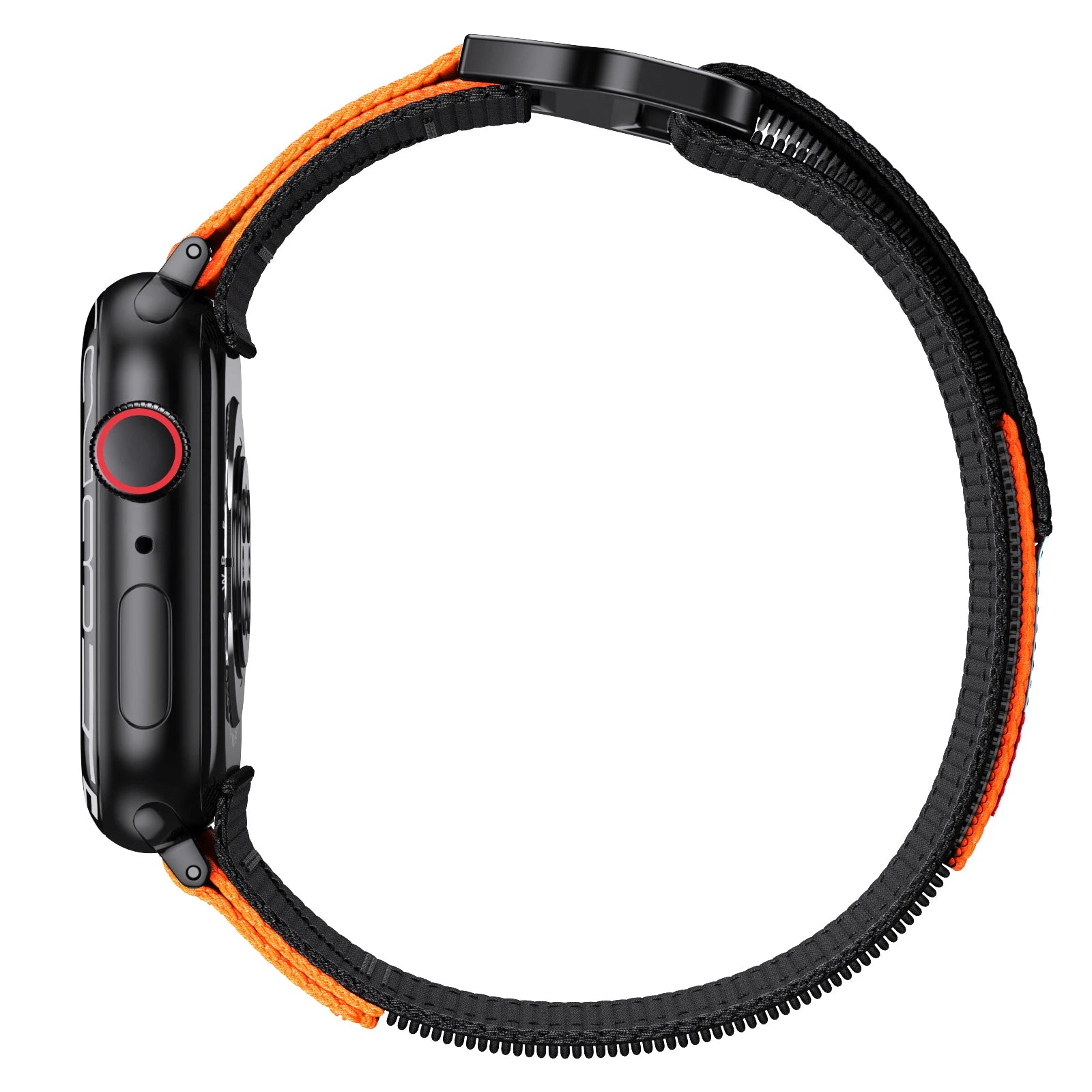 RUN Canvas Sports Strap Nylon Loop Band For Apple Watch