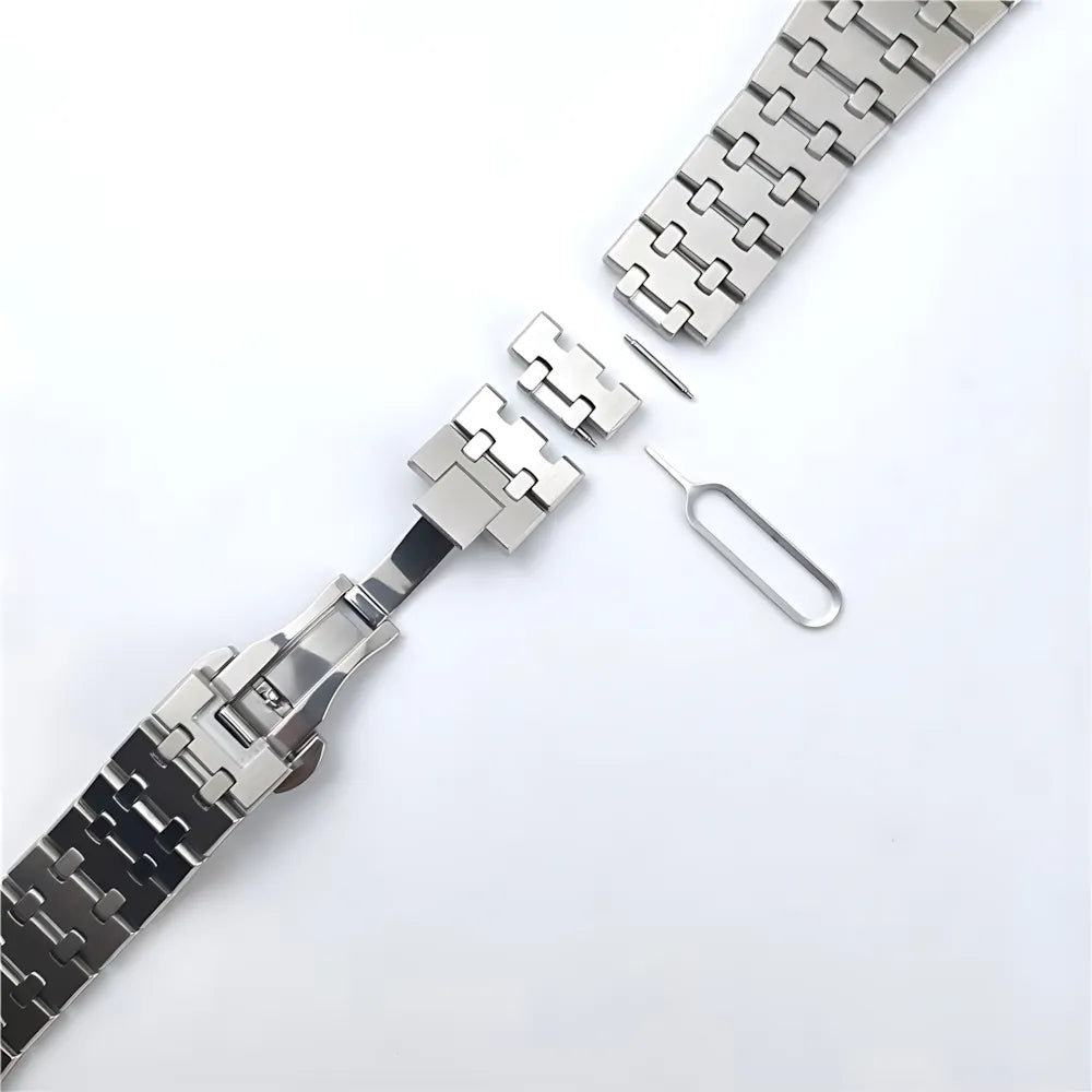 AP Style Bracelet Stainless Steel Band for Apple Watch (38mm-49mm)