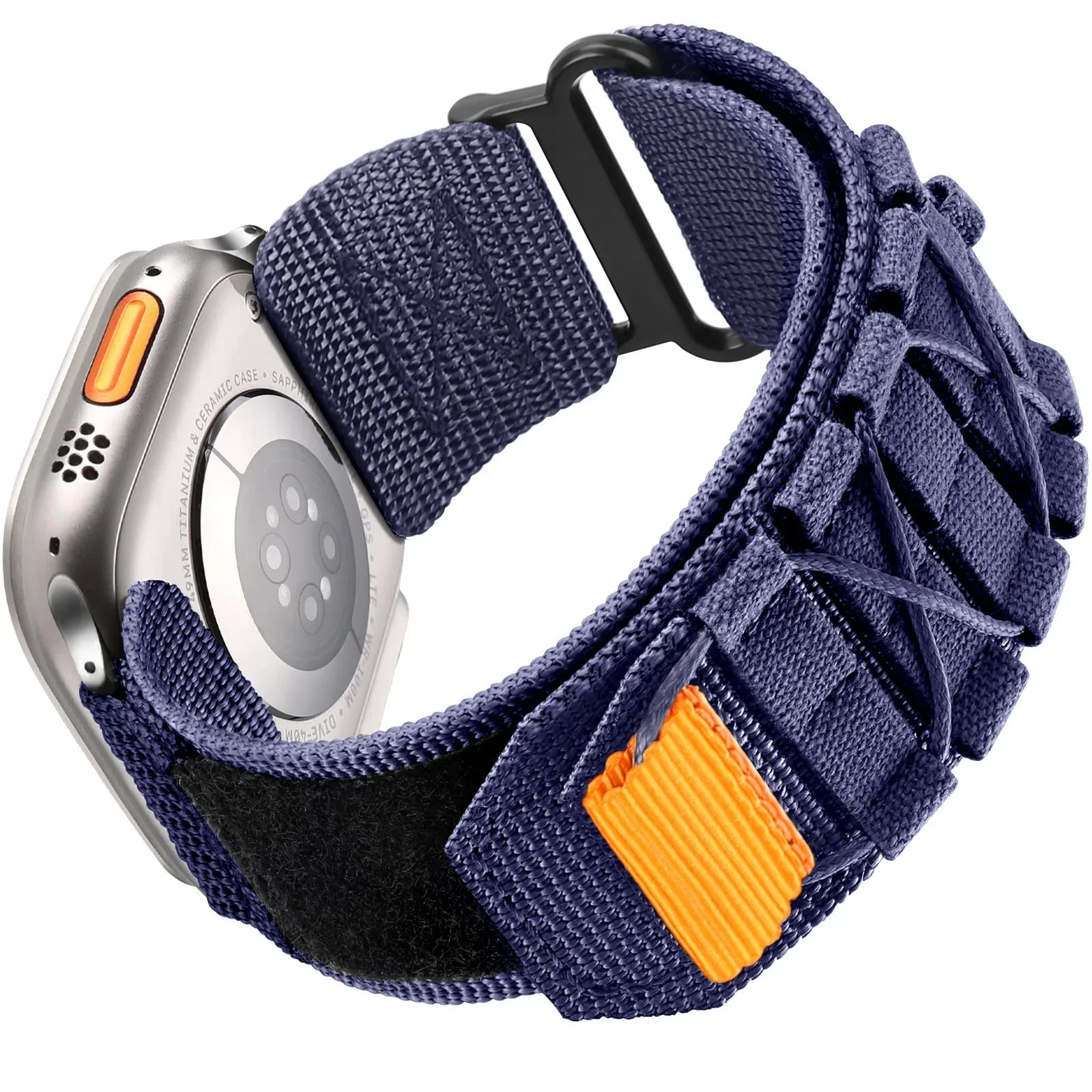 Tactical Alpine Loop Sport Bracelet Universal Apple Watch Band Viva Timepiece Blue Ultra 2 or 49mm 45mm  - 1005006485810825-Blue-Ultra 2 or 49mm 45mm