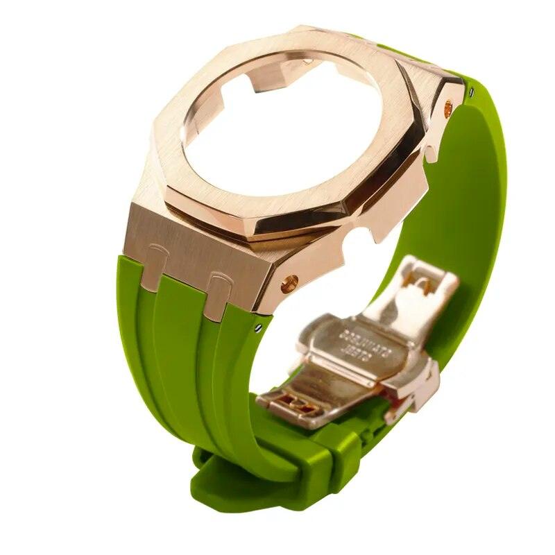 Casio G-Shock Gen 5 Casioak Metal Mod Kit For GM-2100 Viva Timepiece Rose light green GM-2100  - 1005005683233657-Rose light green-GM-2100-China