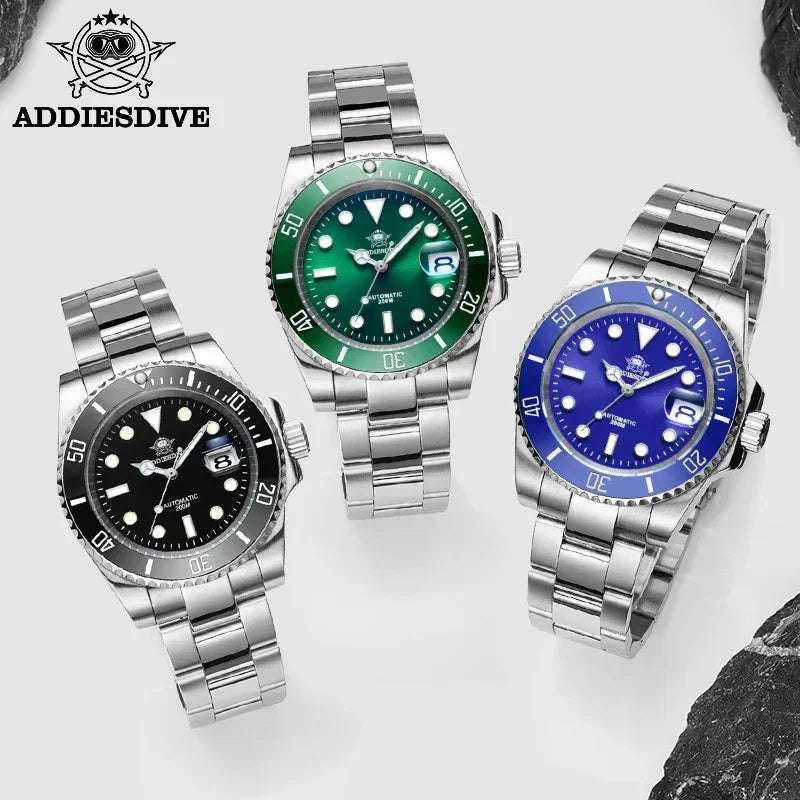 Addiesdive Submariner Homage Watches 200m Diving Super Luminous - Addiesdive | Viva Timepiece