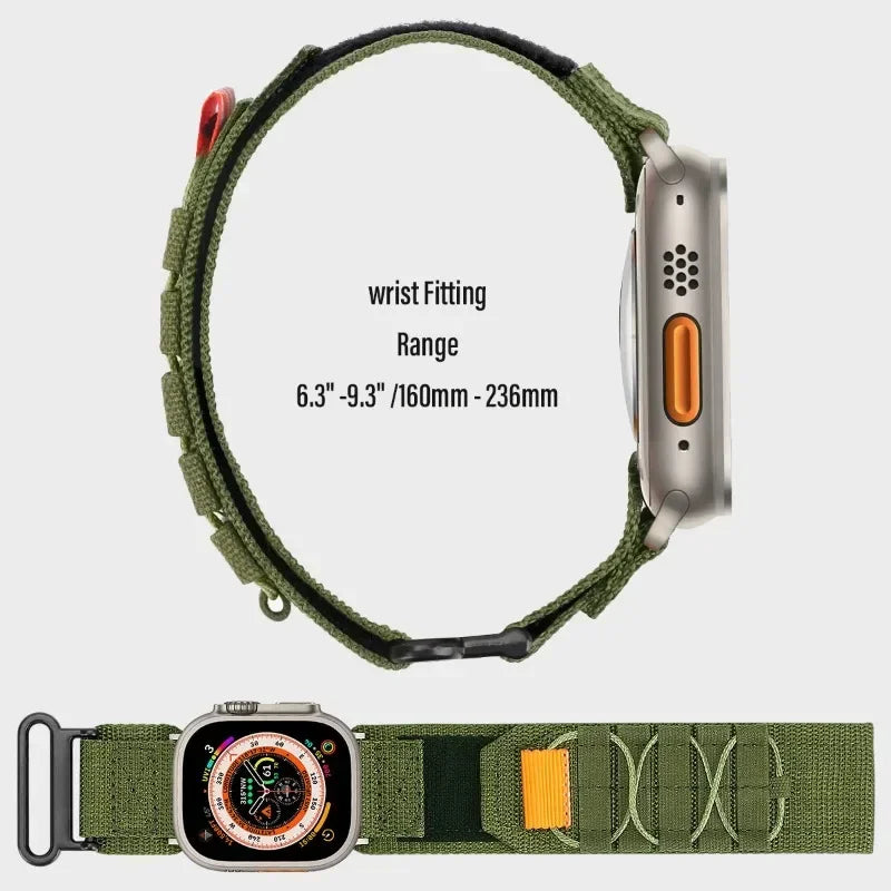 Tactical Alpine Loop Sport Bracelet Universal Apple Watch Band Viva Timepiece    - 