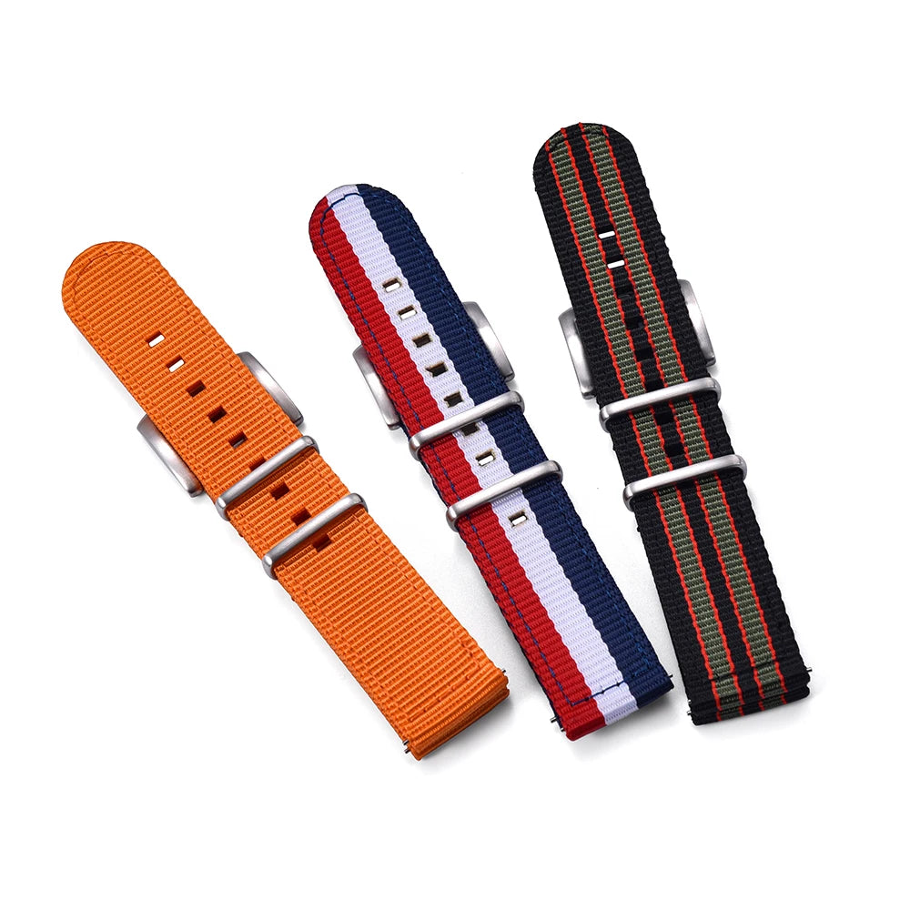 High-Quality Quick Release Nylon Replacement Watch Strap Bracelet Viva Timepiece    - 