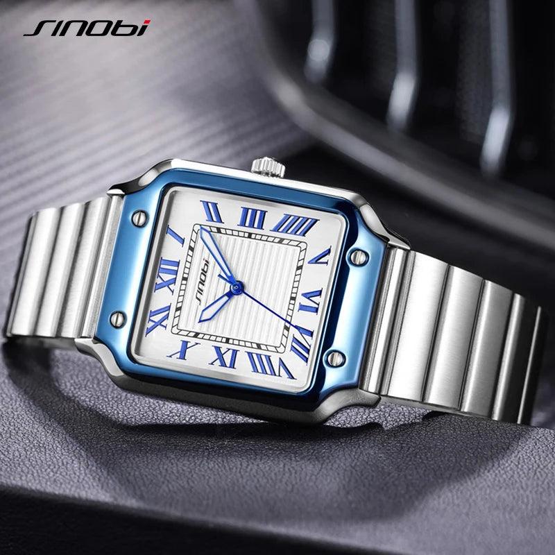 SINOBI Casual Men's Quartz Business Square Watches - Viva Timepiece -  - 