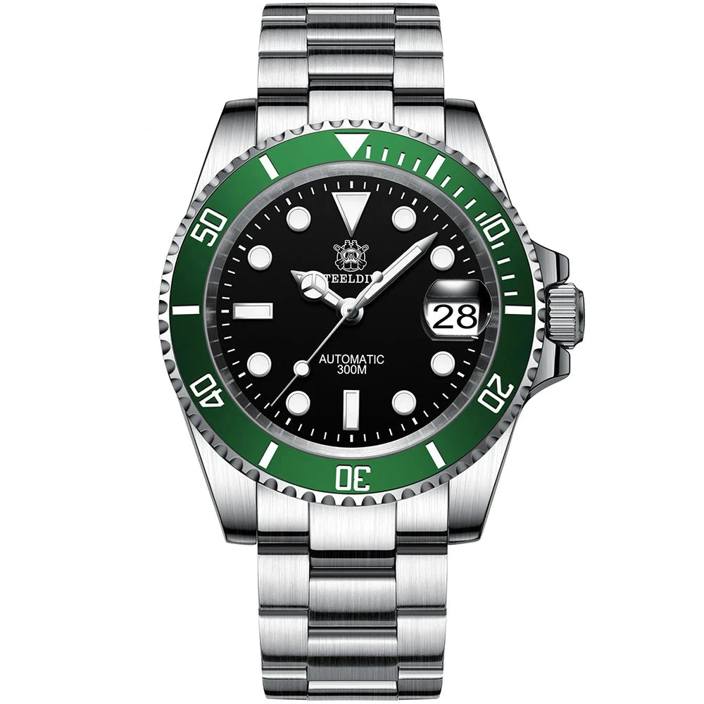 Steeldive Submariner Ceramic Bezel Full Lume Homage Watches Steeldive    - 