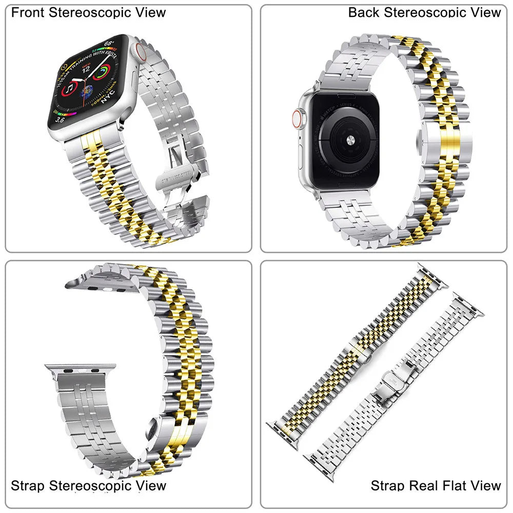 RLX Jubilee Bracelet Stainless Steel Apple Watch Bands