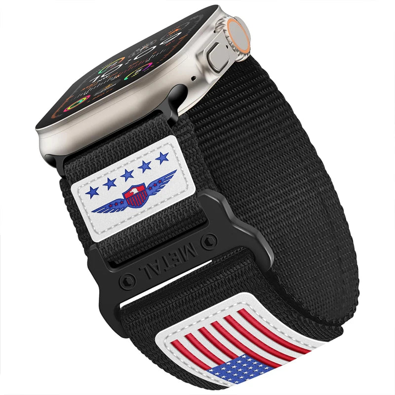 US Army Nylon Alpine Sport Strap Apple Watch Bands