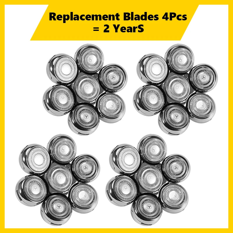 7D Floating Blade Replacement Head For Electric Shaver Razor VersaTrim 4 PCS   - 1005006411891937-4 PCS