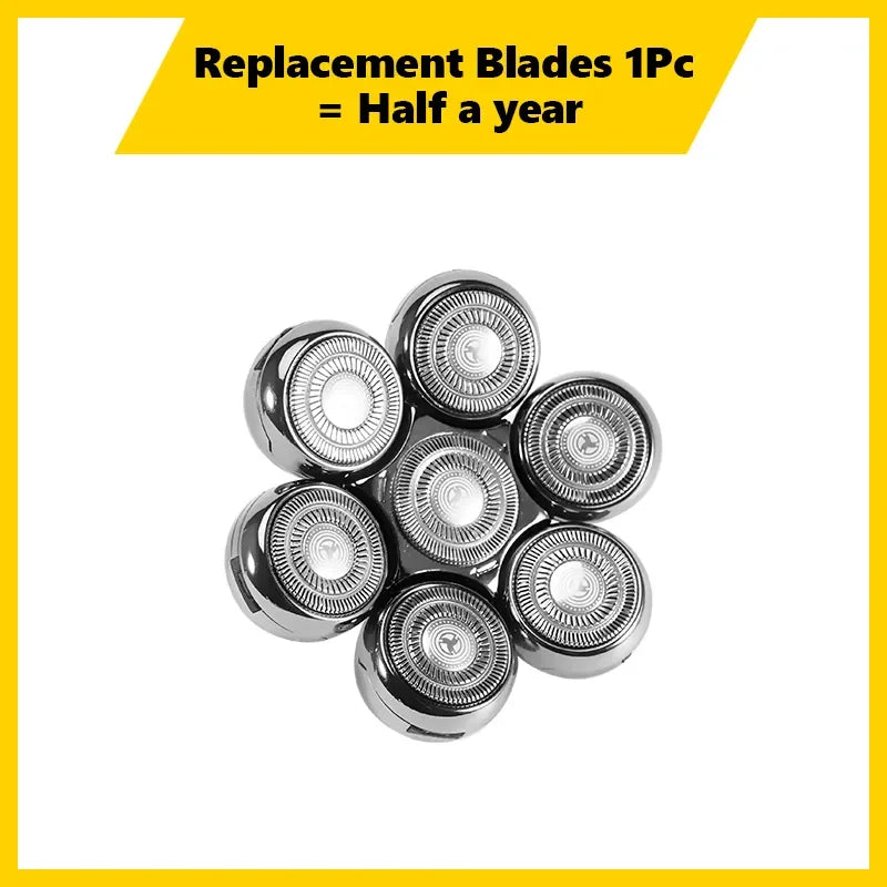 7D Floating Blade Replacement Head For Electric Shaver Razor VersaTrim    - 